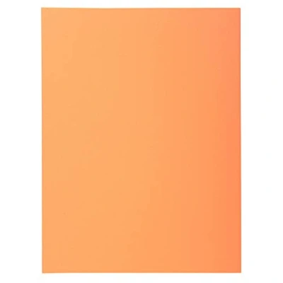 Imagen de Exacompta 332007E Lote de 50 Subcarpetas Super 250 con 2 Solapas, Color Naranja