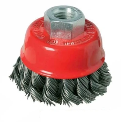 Imagen de Silverline Tools 486937 Cepillo de vaso acero trenzado (100 mm)