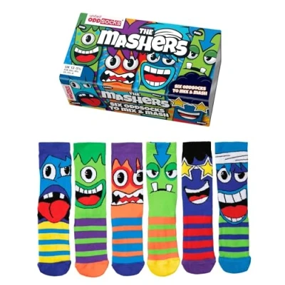 Imagen de United Oddsocks Recuadro 6 Odd calcetines para los muchachos Mashers