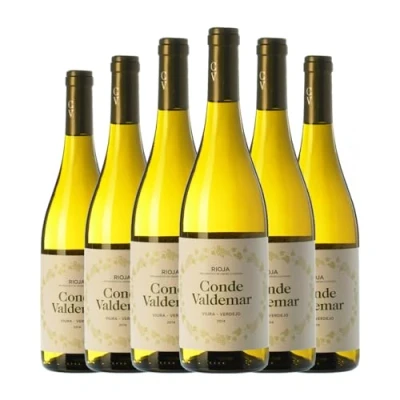 Imagen de Valdemar Conde de Viura Verdejo Rioja Joven 75 cl Vino blanco (Caja 6 Botellas cl)