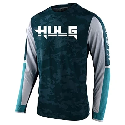 Imagen de Manga Larga para Hombre Jersey De Ciclo Bici del Camino MTB Ropa La Bicicleta?Equipacion Montar En Bicicleta Y Motocross Unisex (Color 16,XXL)
