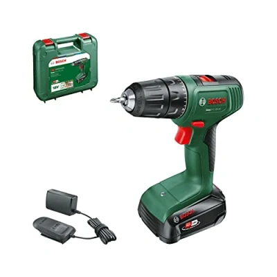 Imagen de Bosch Profesional atornillador a batería EasyDrill 18V 40, 1 de 2,0 Ah, sistema 18 V, en maletín transporte