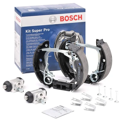 Imagen de BOSCH 0 204 114 591 Kit frenos, disco de tambor con accesorios, cilindro freno rueda MERCEDES BENZ: Clase A norauto, oscaro, mister auto