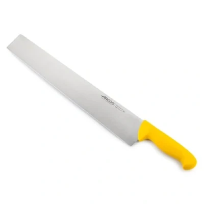 Imagen de Arcos Serie 2900 Cuchillo Salami/Queso Hoja de Acero Inoxidable NITRUM 410 mm Mango inyectado en Polipropileno Color amarillo