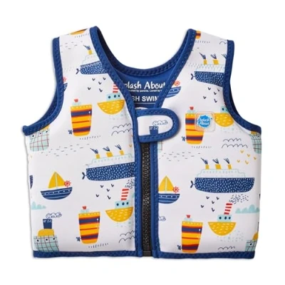 Imagen de Splash About Go Chaleco de natación, Unisex Baby, Tug Boats, 2 4 años