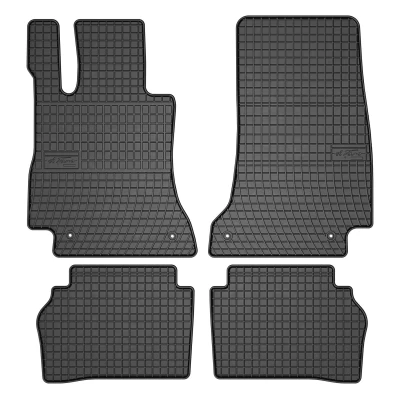 Imagen de FROGUM 401761 Juego de alfombrillas suelo Caucho delante y detrás 4 negro Adaptado