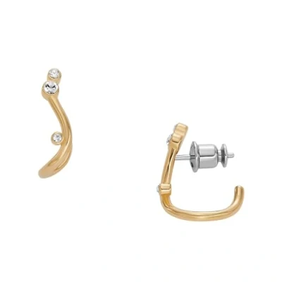 Imagen de SKAGEN Pendientes para Mujer en Acero Inoxidable o Semipreciosos con Cierre Posterior de Pasador, Dorado