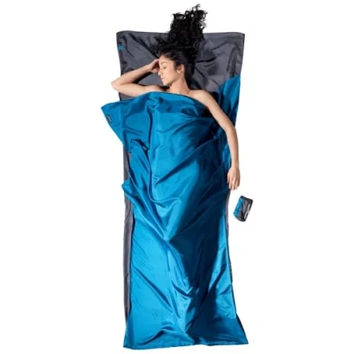 Imagen de Cocoon Saco de Dormir Seda, diseño Hoja Viaje