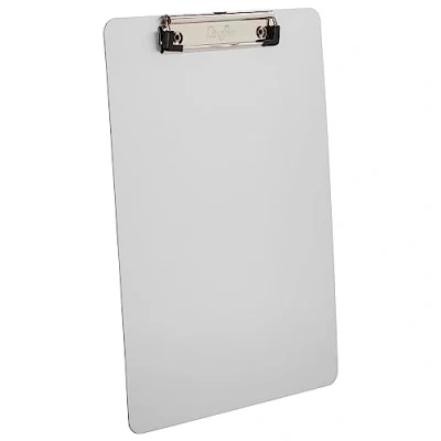 Imagen de Saunders 21518 Portapapeles con clip (21,6 x 33 cm), color plateado