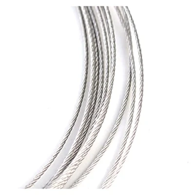 Imagen de Cuerda de Acero Cable Inoxidable 316 5 Metros, 7X7, Grado Marino, 0,8mm, 1mm, 1,2mm, 1,5mm, 2mm, 2,5mm, 3mm (Size : 1.5mm)