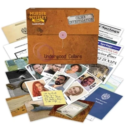Imagen de University Games 33280 Murder Mystery Party Case Files (en inglés)