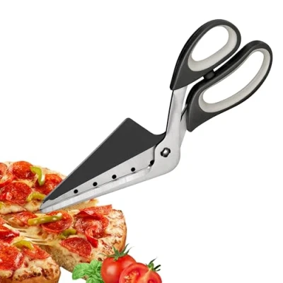 Imagen de Küchenprofi 804980000 Tijeras para pizza, acero inoxidable, color negro
