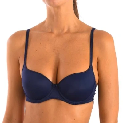Imagen de Selene Carolin, Sujetador Copa Foam con Aros Para Mujer, Azul Marino, 80B
