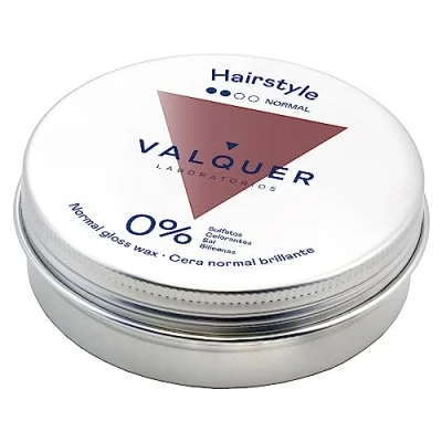Imagen de Valquer Profesional Cera Capilar Fijación Normal Brillante Moldeadora para Cabello, Estilo y Brillo Natural, Fácil de Aplicar Lavar, Sin Residuos, Apto Todo Tipo 100 ml