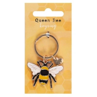Imagen de Jones Home &amp; Gift Llavero Queen Bee Esmalte 7 cm de Alto x 4 Ancho 0,2 Profundidad. Paquete 1, Multicolor, S (something different UTSD3022_1)