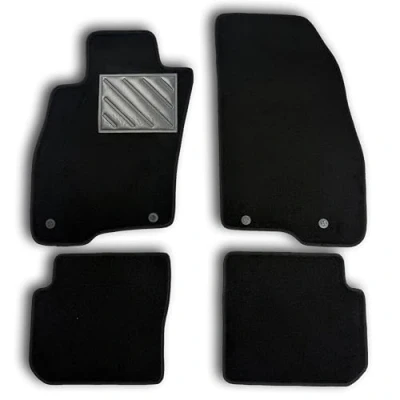 Imagen de Alfombrillas para Alfa Romeo Mito a Partir de 2008 Medida, Antideslizantes, talonera Goma Reforzada, Botones fijación