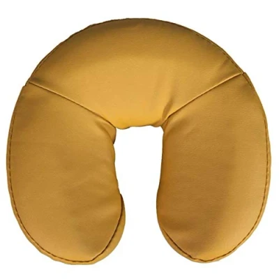 Imagen de Zen Reposacabezas Masaje Cama camillas para de Espuma Suave con Funda imitación Cuero cosmética, Fisioterapia y Tratamiento Amarillo