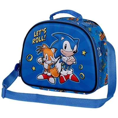 Imagen de Bolsa isotérmica Karactermania Sonic The Hedgehog Lets Roll 3D