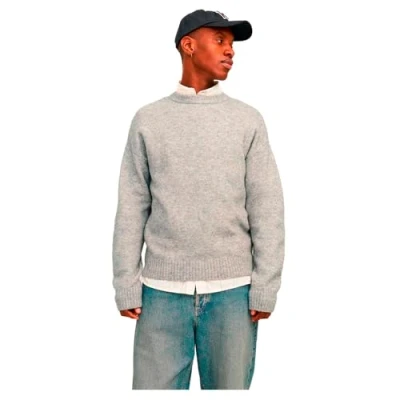 Imagen de Jack &amp; Jones Jorollie CREW NECK Jersey de punto Light grey, Hombre, Talla: XL, grey