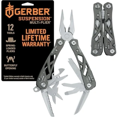 Imagen de Gerber Herramienta multifunción con funda de nailon y 12 funciones, Suspension Multi tool, 31 003620