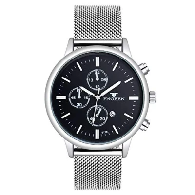 Imagen de SUPBRO Relojes Hombre Analógico Cuarzo Impermeable Deporte Watch Business Casual de Pulsera Regalo Elegante Fecha