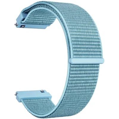 Imagen de TOOBUR Correa de reloj 22mm, Correas liberación rápida nylon, solo ajustable para hombres y mujeres, Compatible con relojes 22 mm ancho, modelo universal, Verde