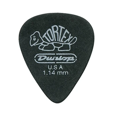 Imagen de JIM DUNLOP Púas Tortex Pitch Black 1,14mm Saco de 72