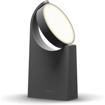 Imagen de Philips Pedestal de exterior con Luz orientable Mimosa 7W Cálida 2700k, protección IP44