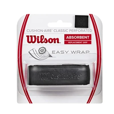 Imagen de Wilson Cushion aire Classic Perforated Replacement, Recambio De Grip Unisex Adulto, Negro, NS