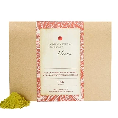 Imagen de Henna Color cobre 1kg Tinte natural y tratamiento para el cabello En polvo (1kg)