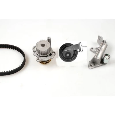 Imagen de HEPU PK05474 Bomba de Agua + Kit Distribucion con amortiguador tensado, rodillo tensor 150 SEAT: Leon I Hatchback, Ibiza 2, Toledo 2 Limousine