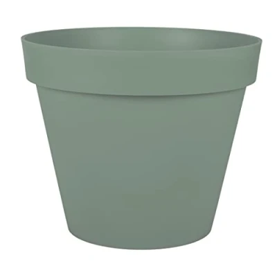 Imagen de EDA Maceta Redonda Toscana de 48 cm diámetro Volumen 43 L Ø 47,5 x 39 Verde Laurel