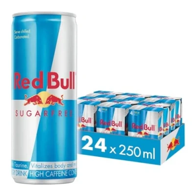 Imagen de Red Bull Bebida Energética Sugarfree, Sin Azúcar, 24 x 250ml