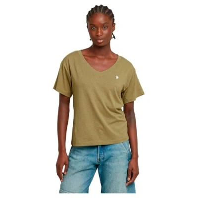Imagen de G Star para Mujer Top Open V Neck Relaxed, Verde (ensis Green D26067 D601 6057), XS