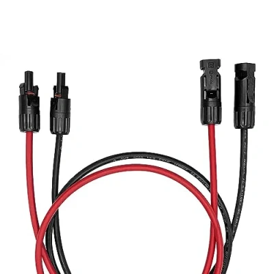 Imagen de Offgridtec Cable de conexión PV macho a conector 6 mm², 1 m, rojo/negro