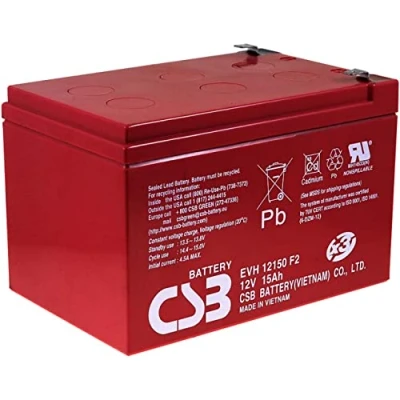 Imagen de CSB Batería Plomo sellada EVH12150 12V 15Ah cíclica