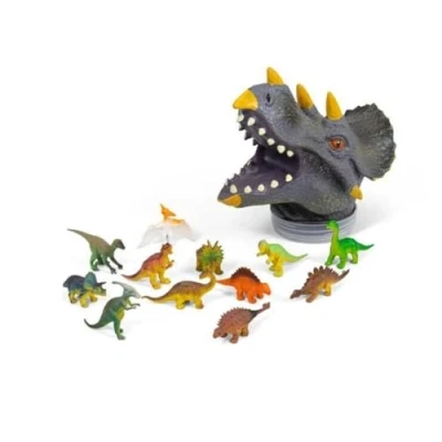 Imagen de H GROSSMAN HGL SV21005 Cabeza de Triceratops M Relleno 12 Dinosaurios