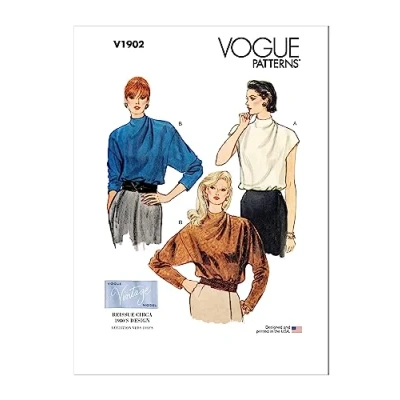 Imagen de Vogue Patterns V1902F5 Camiseta para mujer F5 (16 18 20 22 24)