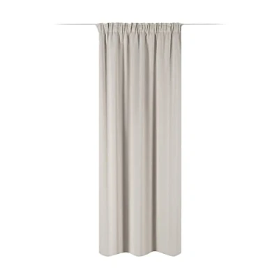 Imagen de JEMIDI Cortina opaca con cinta Visillo opaco de tela gruesa fruncida para ventana salón dormitorio 140 x 245 cm / 300
