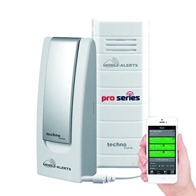 Imagen de Technoline Control de Temperatura en su Frigorífico, congelador, Sensor mA 10120 Pro Series con Gateway, moobile Alerts, 3.2 x 1.7 8.7 cm