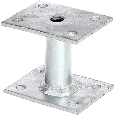 Imagen de Alberts 219826 Anclaje Para postes, atornillar, Galvanizado en caliente, 70 x 90 mm
