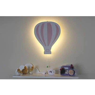 Imagen de Marco Paul Lámpara de pared madera para habitación niños, decoración dormitorio