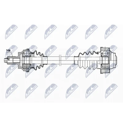Imagen de Semi eje NTY NPW VW 168