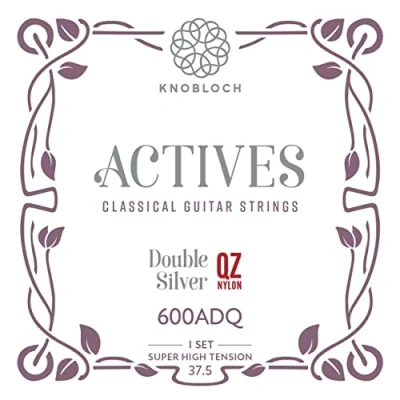 Imagen de KNOBLOCH STRINGS cuerdas de Guitarra Española 600ADQ Double Silver ACTIVES Tensión Super Alta 37.5 Sonido Potente y Lírico Agudos Suaves Juego Flamenca Clásica Hechas en España