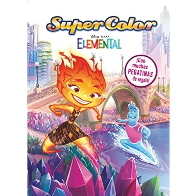 Imagen de Elemental. Supercolor: Libro para colorear con pegatinas (Disney. Elemental)