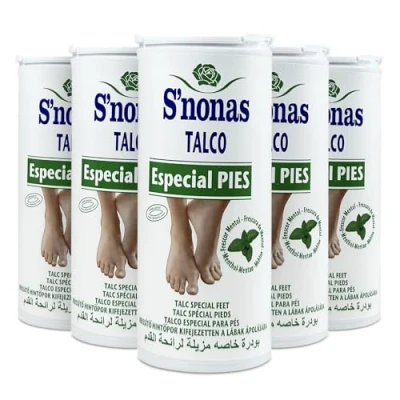 Imagen de Polvos de Talco para Pies 100g Desodorante y Calzado Elimina el Mal Olor (5 Unidades)