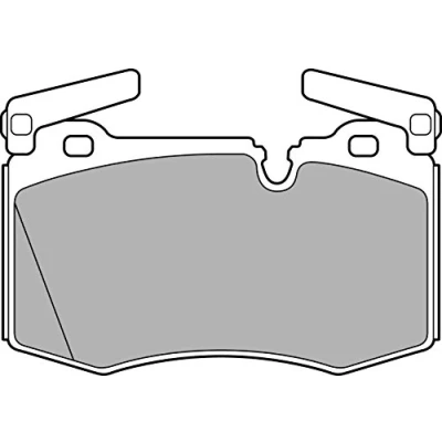 Imagen de DELPHI LP2235 Juego de pastillas freno preparado para indicador desgaste Chapa antichirridos sin accesorios MINI: Hatchback, Coupé, Clubman