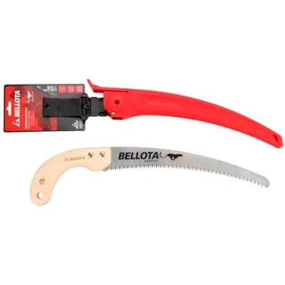 Imagen de Bellota 454MC13 Serrucho de poda Guepardo con hoja curva 13&quot; dentado japonés y mango madera curvo. Incluye funda