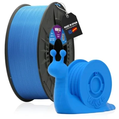 Imagen de WINKLE Filamento PLA HD Azul Celeste Impresora 3D 2,85mm 1kg Compatible con Todas las Impresoras Precisión Dimensional Bobina