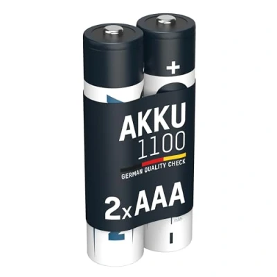 Imagen de Ansmann 5035222 Micro, tipo AAA 1100mAh pila altamente capacitiva profesional/multiuso, foto digital, 2 unidades